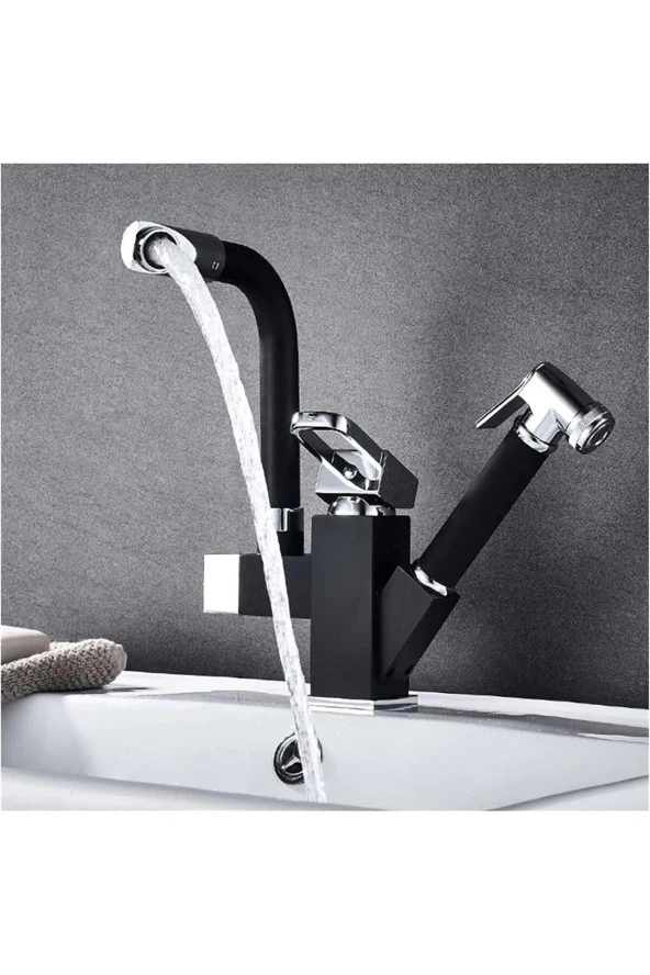 Mutfak Evye Bataryası Fiskiyeli Yeni Mat Siyah Tasarım 5 Yıl Garantili - Resim 3