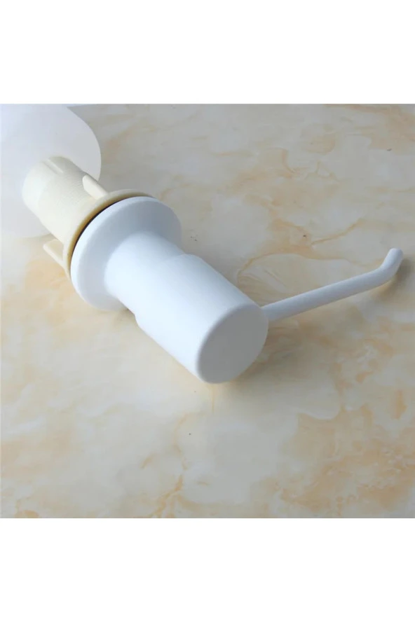Ankastre Sıvı Sabunluk Beyaz Mutfak Eviye Ve Banyo Lavabo Uyumlu Ithal 7 Yıl Garantili 500ml - 5