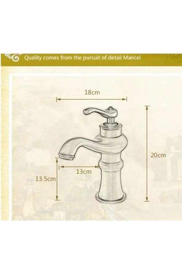 Banyo Lavabo Bataryası Antik Yeni 5 Yıl Garantili - 2
