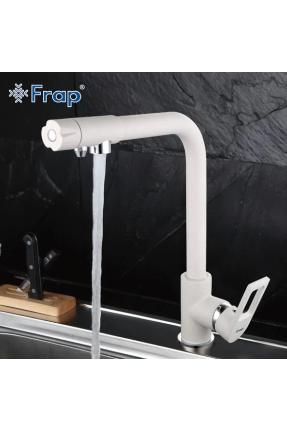 Mutfak Evye Bataryası Beyaz Dual Flow Su Arıtma Çıkışlı Yeni Tasarım Faturalı 7 Yıl Garantili Ithal - Resim 6