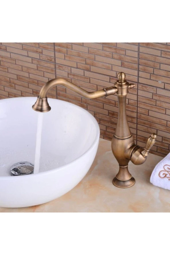 Banyo Çanak Lavabo Mutfak Evye Bataryası Antik Model Yen Tasarım 5 Yıl Garantili ürün görseli