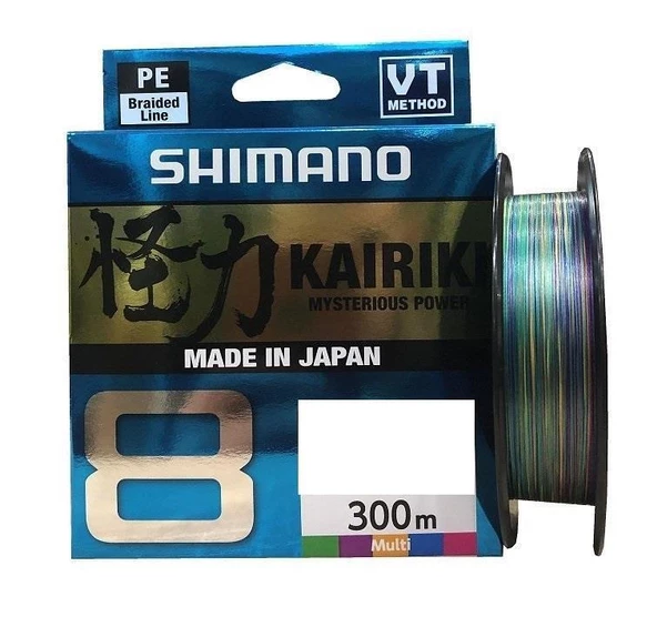 Shimano Kairiki 8 Kat 300 Mt MultiColor İp Misina