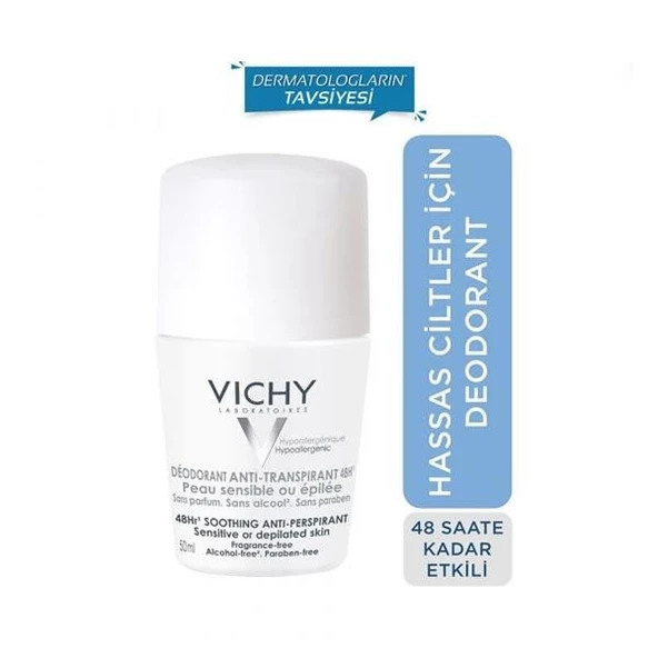 Vichy Sensitive Terleme Karşıtı 48 Saat Koruma Roll-On- SKT:12M