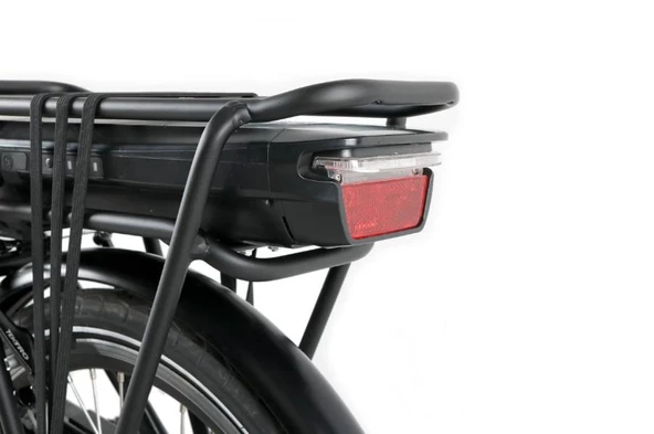 Alba Fold E Std Katlanır Elektrikli Bisiklet LCD Gösterge 36V 7,8Ah Batarya V-Fren Siyah - Resim 4