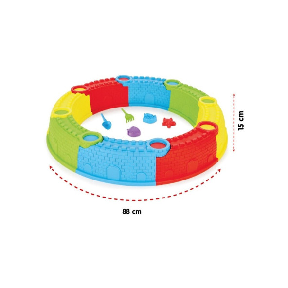 Pilsan 06-306 Kale Kum Kalıbı Park Bahçe Oyuncakları (TEŞHİR)