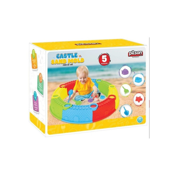 Pilsan 06-306 Kale Kum Kalıbı Park Bahçe Oyuncakları (TEŞHİR) - 2