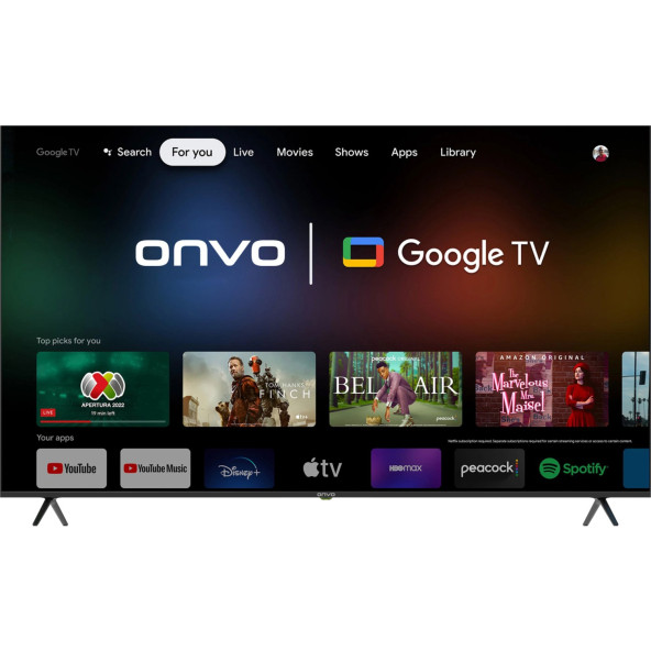 Onvo 85OVF9000U 4K Ultra HD 85" 216 Ekran Uydu Alıcılı Google Smart LED TV