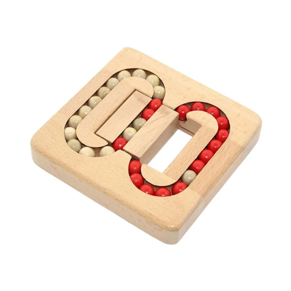 Ahşap Eğitici Rubik Küp Oyunu 12cm - 1