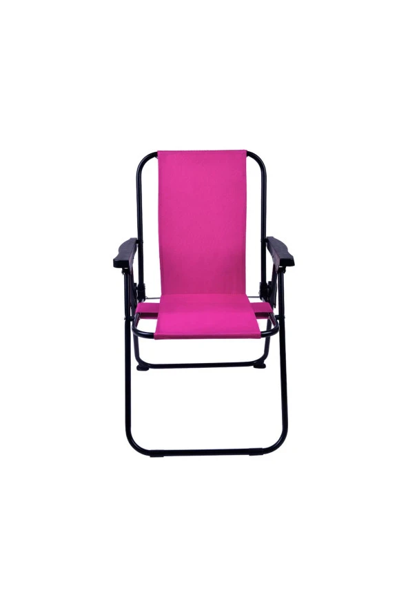 EXENT 2 Adet 2-6 Yaş LÜX Çocuk Piknik Sandalyesi-Mini Kamp Sandalyesi-Pembe-Yeşil - 2