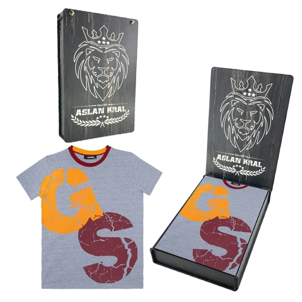 Galatasaray Orijinal Çocuk T-shirt Ahşap Kutulu ürün görseli