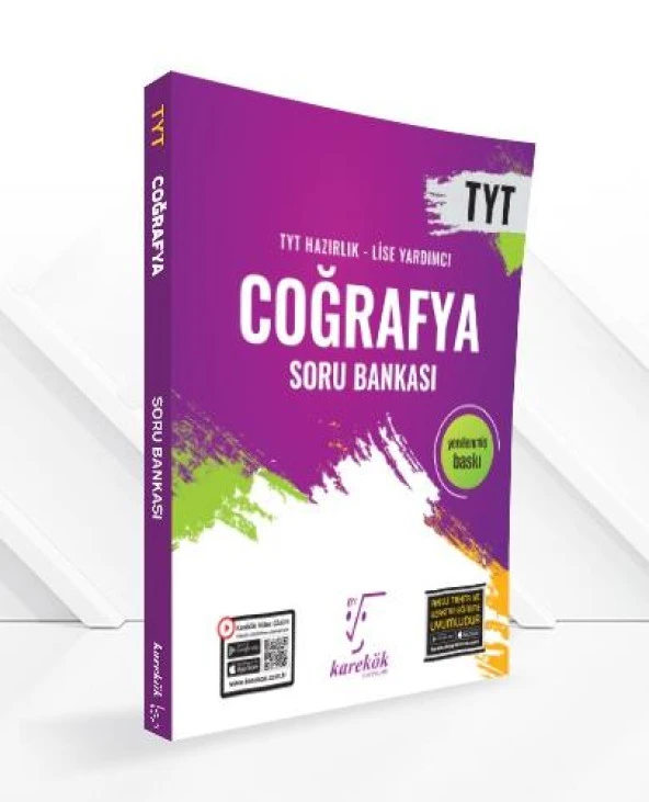 TYT Coğrafya Soru Bankası Karekök Yayınları