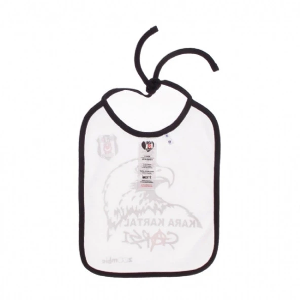 Beşiktaş Zoombia Orjinal Lisanslı 3'lü Bebek Önlük Seti Kartal Baskılı - 4