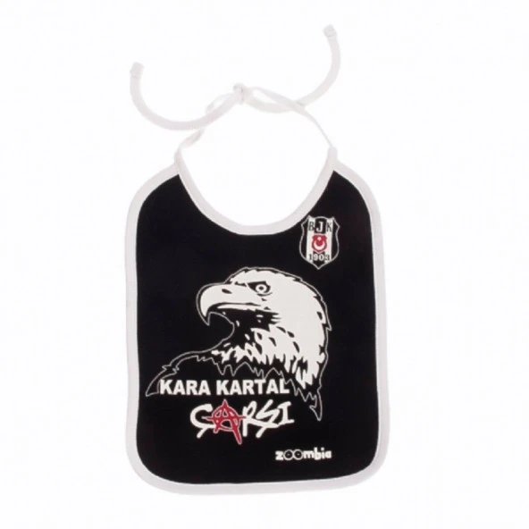 Beşiktaş Zoombia Orjinal Lisanslı 3'lü Bebek Önlük Seti Kartal Baskılı - 10
