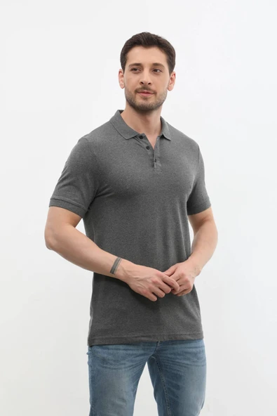 Erkek Polo Yaka %100 Pamuk Tişört - Resim 10