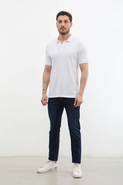 Erkek Polo Yaka %100 Pamuk Tişört - 9
