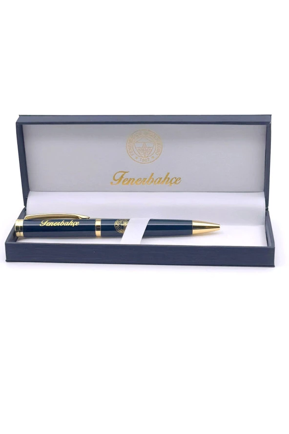 Fenerbahçe Orijinal Lisanslı Vip Kutulu Tükenmez Kalem Özel Ahşap Kutulu - 3