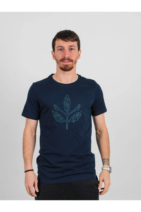 Fenerbahçe Orijinal Sıfır Yaka Lacivert T-Shirt - Resim 5