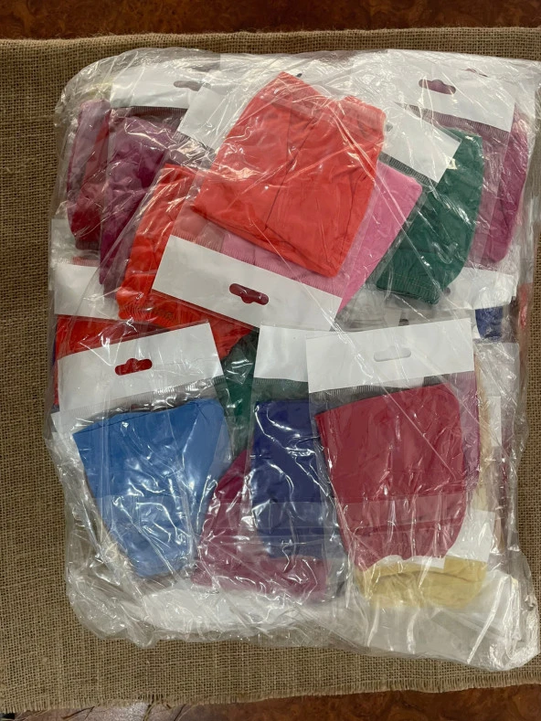 Karışık Renkli 300 Adet Esnek Kumaş Bez Havuz Bonesi Yüzücü Bonesi - 3