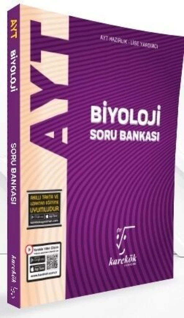 AYT Biyoloji Soru Bankası Karekök Yayınları