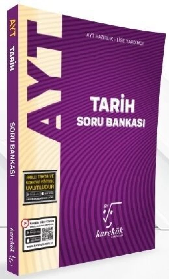 AYT Tarih Soru Bankası Karekök Yayınları