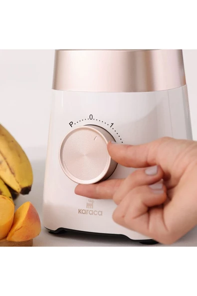 Karaca Multiblend Smoothie Blender Krem 1000W -Paslanmaz Çelik Bıçaklar -2 Yıl Garanti - 3
