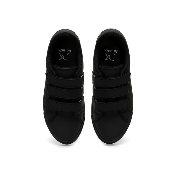 KİNETİX CAYDE SİYAH CIRTLI KADIN SNEAKER - Resim 2