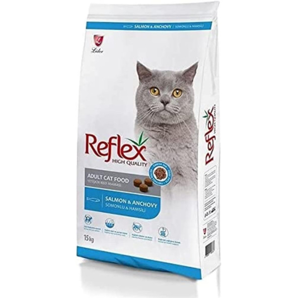 Reflex Somonlu ve Hamsili Yetiskin Kedi Mamasi 15kg