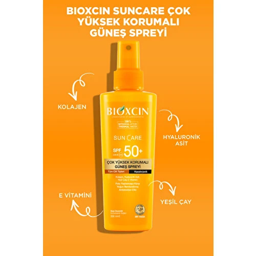 Sun Care Spf 50 Çok Yüksek Korumalı Vücut Güneş Spreyi 200 ml - Kolajen Çok Yüksek Koruma - 4