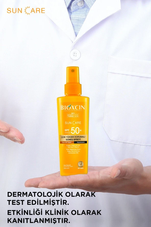 Sun Care Spf 50 Çok Yüksek Korumalı Vücut Güneş Spreyi 200 ml - Kolajen Çok Yüksek Koruma - 7