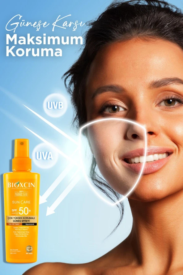 Sun Care Spf 50 Çok Yüksek Korumalı Vücut Güneş Spreyi 200 ml - Kolajen Çok Yüksek Koruma - 8