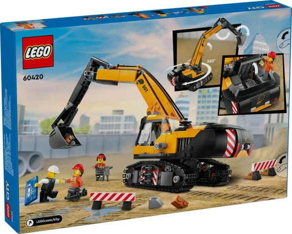 Lego City 60420 Construction Excavator - 2