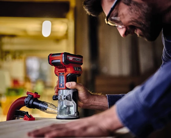 Einhell TP-ET 18 Li BL - Solo, Kömürsüz Akülü Kenar Freze Makinesi - 4350412 - 2