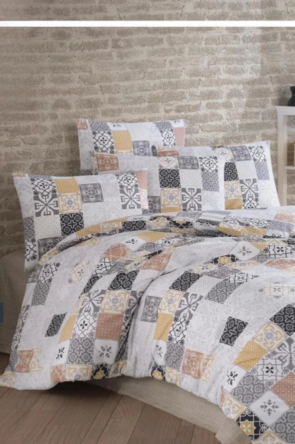 Çeyiz Diyarı Elvan Çift Kişilik Nevresim Takımı ürün görseli