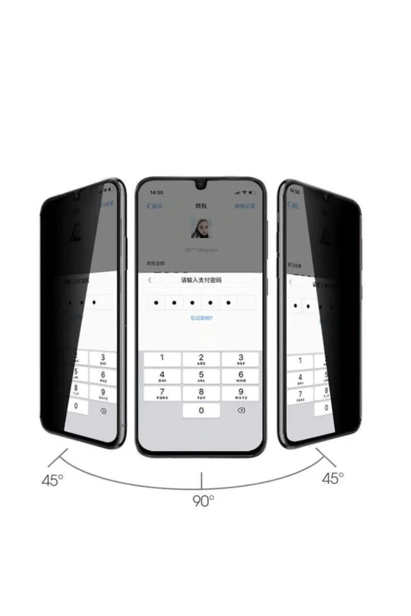 Samsung A23 Uyumlu Hayalet Ekran Gizli Tam Kaplayan Kırılmaz Cam Seramik Ekran Koruyucu Film - 3