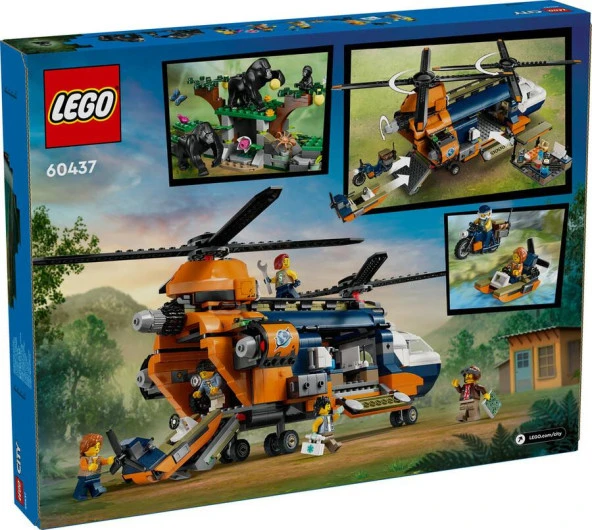 LEGO City 60437 Jungle Explorer Helicopter at Base Camp - Resim 2