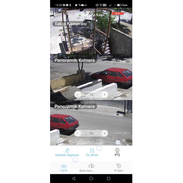 Sim Kartlı Solar 4G Güneş Enerjili Dual Lens Güneş Panelli Akıllı Güvenlik Kamerası + 64gb Sd Kart - 4