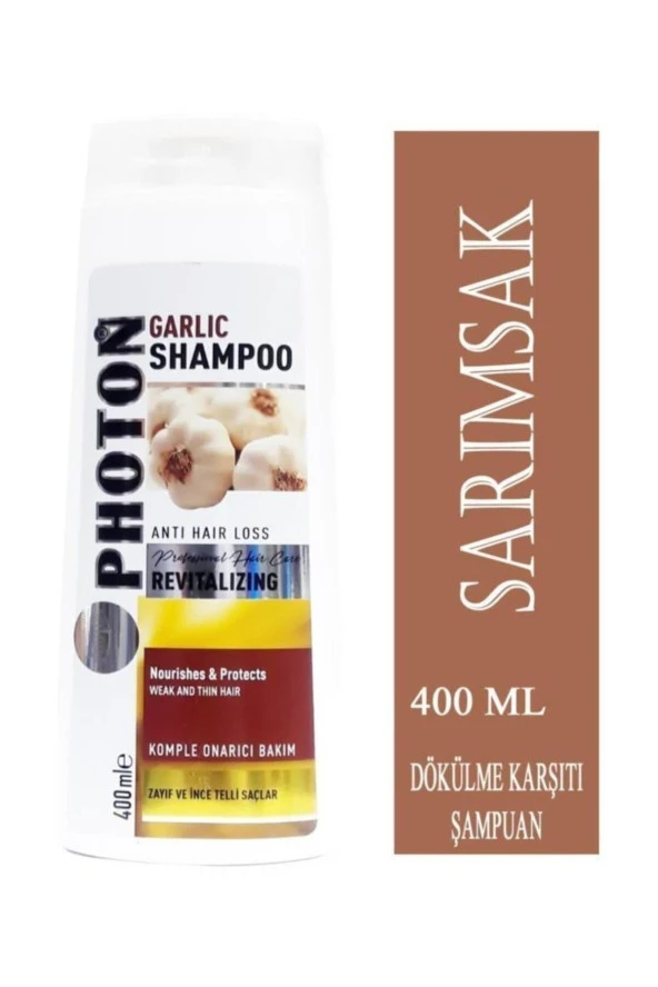 Sarımsaklı Dökülme Karşıtı Şampuan 400 Ml Komple Onarıcı Bakım Garlic