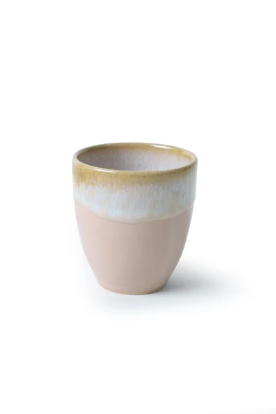 Keramika Shizen Pudra Latte Kupa 8 Cm 6 Adet Q38 - Resim 5