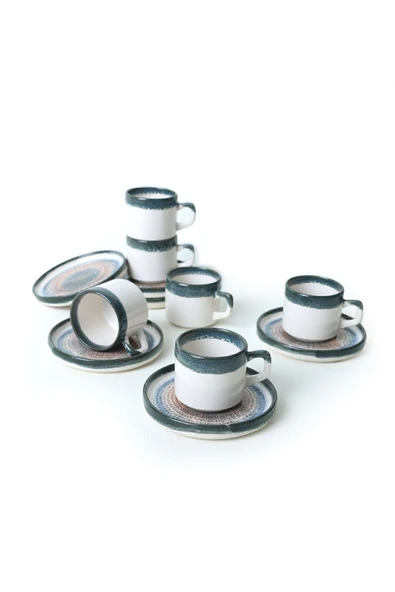 Keramika Keraart Hydra Stackable Çay Takımı 12 Parça 6 Kişilik 21279 - 5