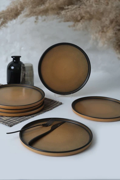 Keramika Keraart Vintage Stackable Servis Tabağı 27 Cm 6 Adet 21782