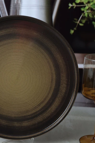 Keramika Keraart Vintage Vibe Stackable Servis Tabağı 27 Cm 6 Adet 21781 - Resim 6