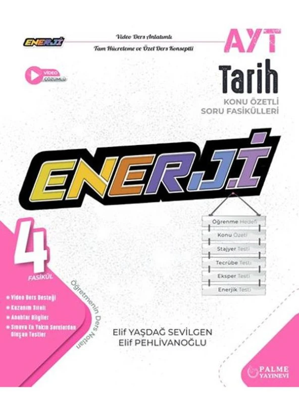 PALME YKS AYT ENERJİ KONU ÖZETLİ SORU FASİKÜLLERİ *YENİ*