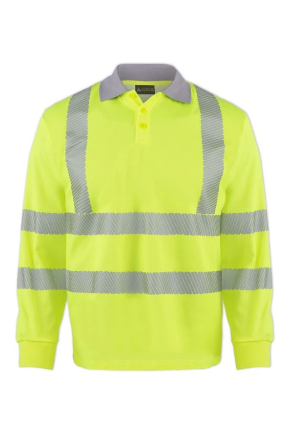 OLYMPUS SAFETY COMFORT SLEEVED POLO SHIRT - 2