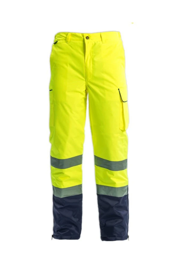 OLYMPUS HI-VIS CONTRAST-LINED TROUSERS - Resim 3