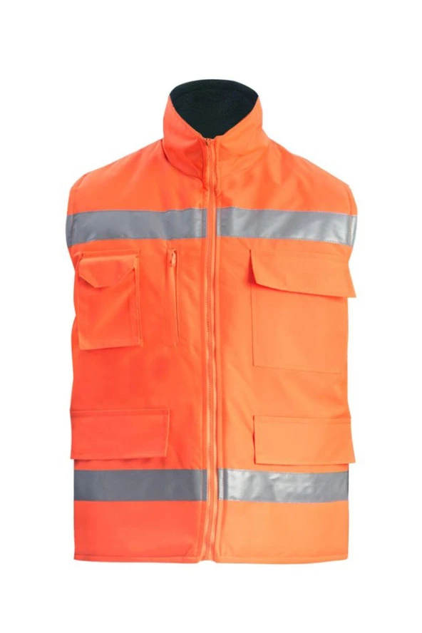 OLYMPUS LINED HI-VIS VEST - Resim 3