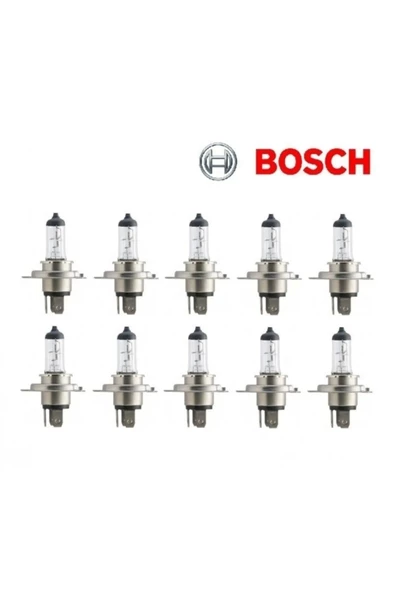 Bosch H4 12v 60/55w Far Ampulü 10 Adet Uyumlu