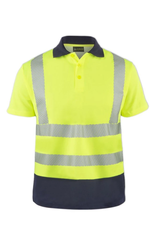 OLYMPUS CONTRAST SAFETY COMFORT POLO SHIRT