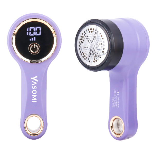 Yasomi DN-31 QuilMate Usb Şarj Edilebilir LED Ekran Tiftik-Tüy Toplama Makinesi (mor)