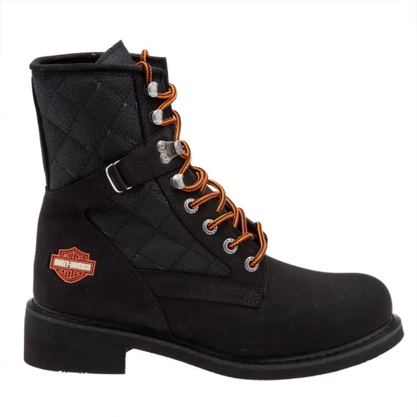 Harley Davidson New Worker Kadın Bot Siyah Nubuk