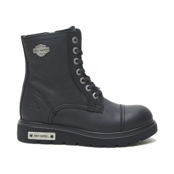 Harley Davidson 025Z100630 Tums New Kadın Deri Bot Siyah